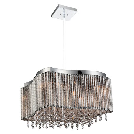 1 Light Drum Shade Mini Chandelier with Chrome finish 1 Light Drum Shade Mini Chandelier with Chrome finish